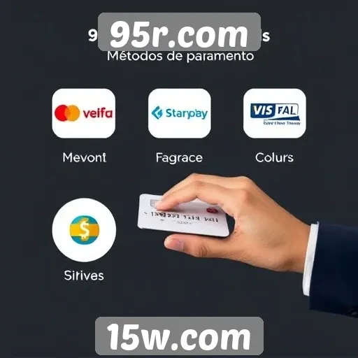 Comparação de métodos de pagamento no 95r.com